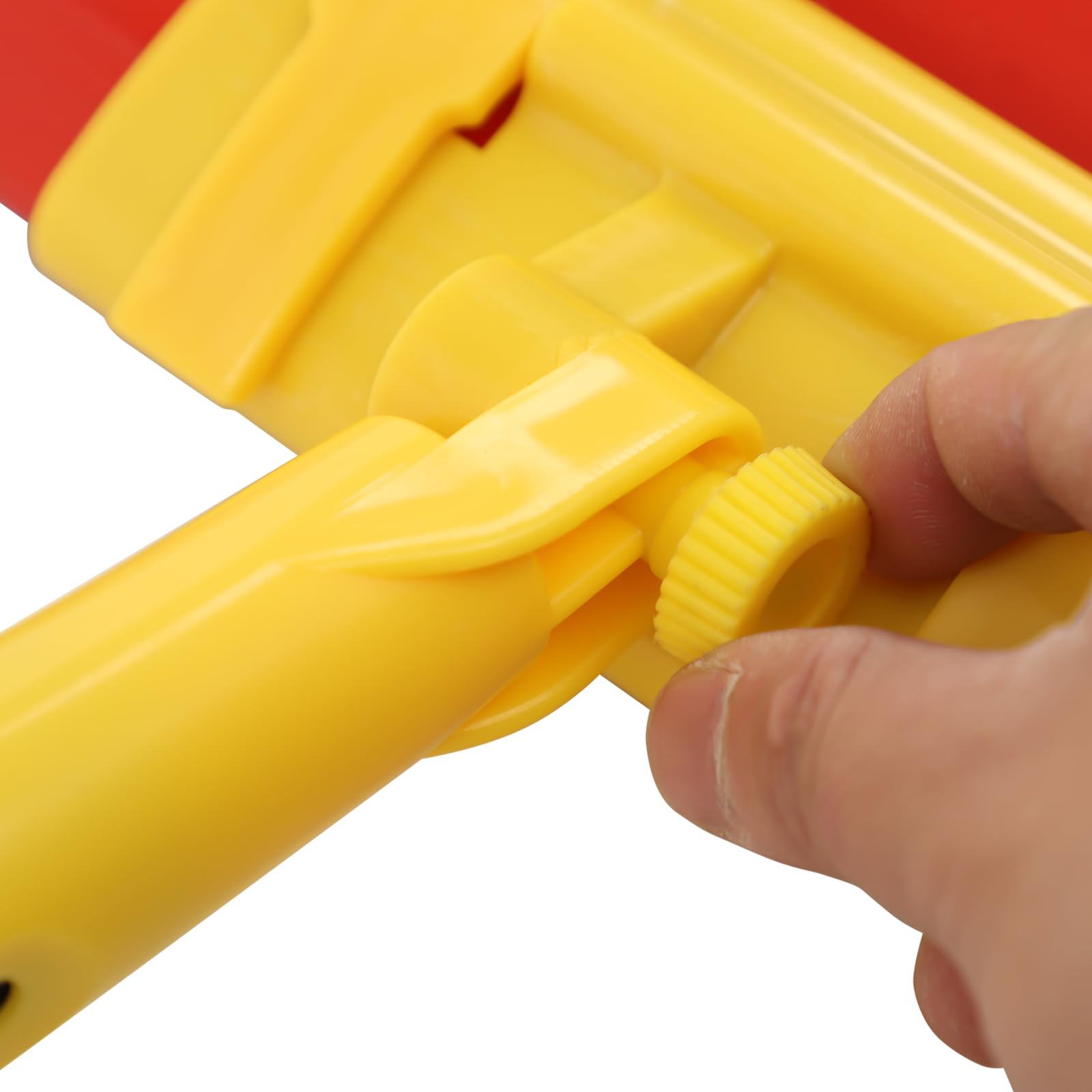 Zestaw szpachli powierzchniowych, ostrze ze stali nierdzewnej, 0,35 mm, 4-częściowy (80/60/40/25 cm), do tynkowania ścian i sufitów (czerwony)