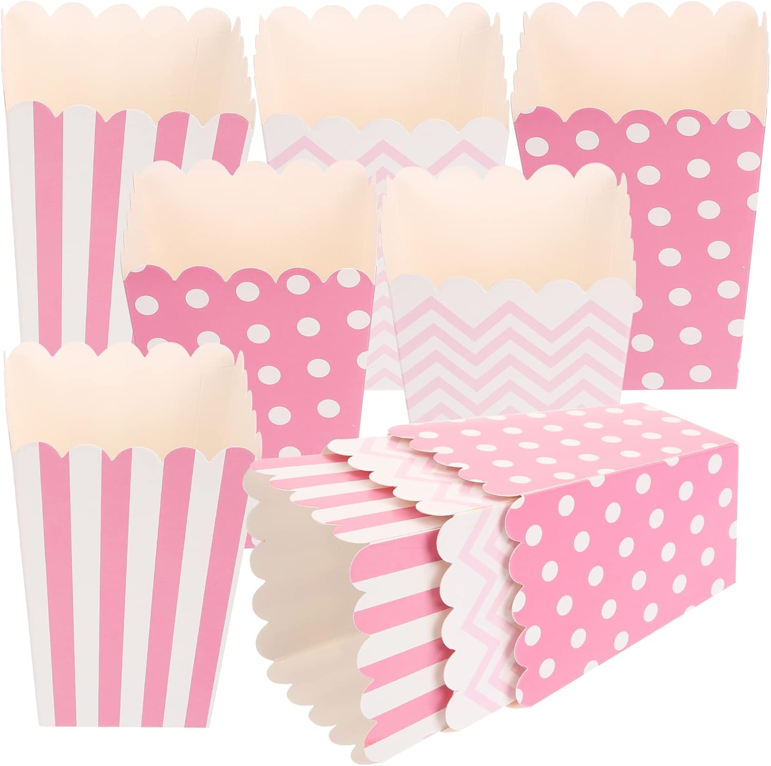 LUOZZY 36 Pcs Popcorn Boxes Small Paper Popcorn Containers