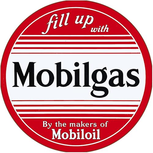 Miniatura 47 de Brotherhood Letrero de gas vintage de reproducción de letreros de metal vintage, letrero redondo de metal para garaje y hogar, 8 pulgadas de Nourse