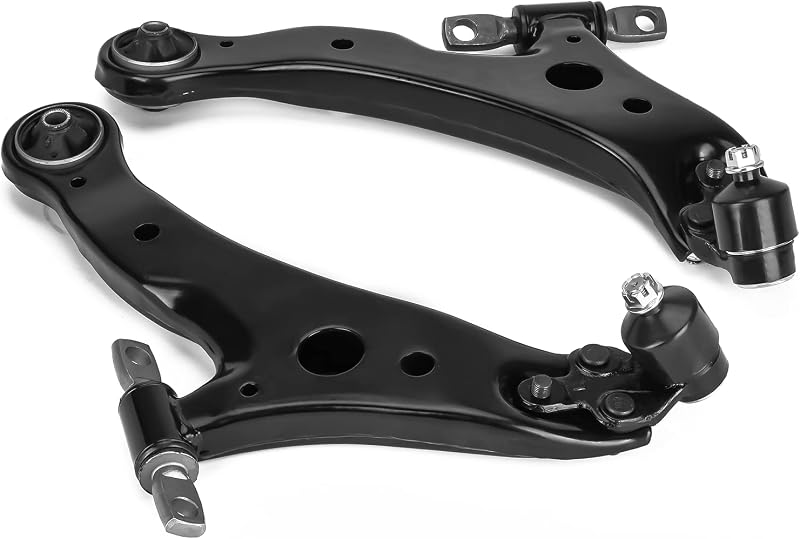 Bandejas dianteiras inferiores direita e esquerda Youxmoto com juntas esféricas para Lexus ES300, ES330, RX330, RX350 e Toyota Camry, Solara e Highlander – Par