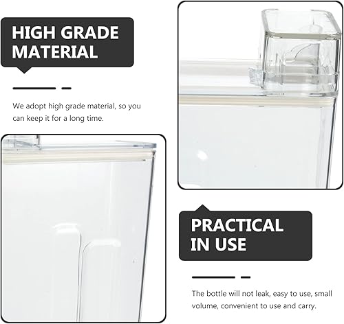 Miniatura 6 de Zerodeko Dispensador de lavandería, botella recargable de 1.23 L41 oz con tapa, a prueba de fugas, botella de loción vacía a prueba de fugas,