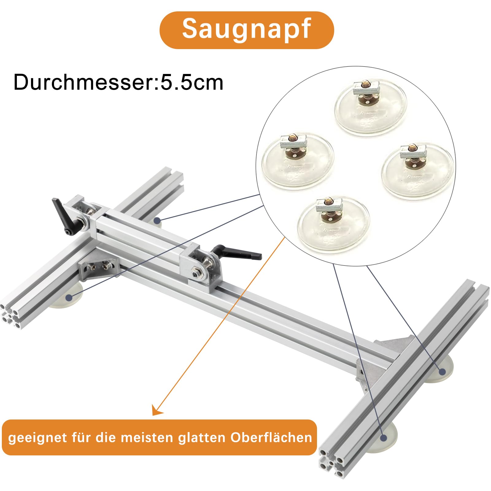 Winkel Justierbar Aluminiumlegierung Material Stand Kit für Hubkolben Linearaktuator