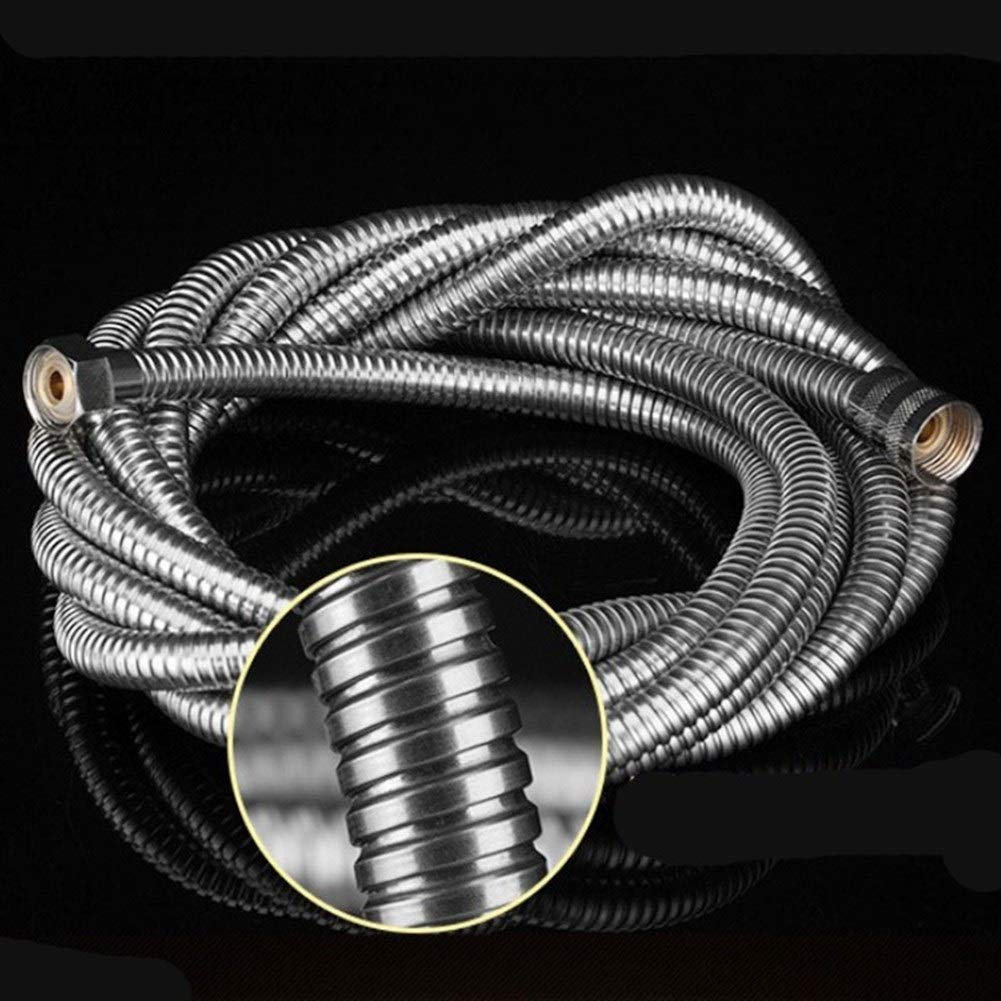 Manguera de repuesto universal de acero inoxidable, manguera de ducha(2m Plumbing Hoses)