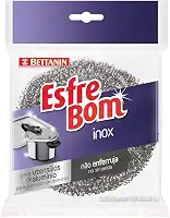 EsfreBom - Esponja Aço Inox, Embalagem Unitária, Bettanin