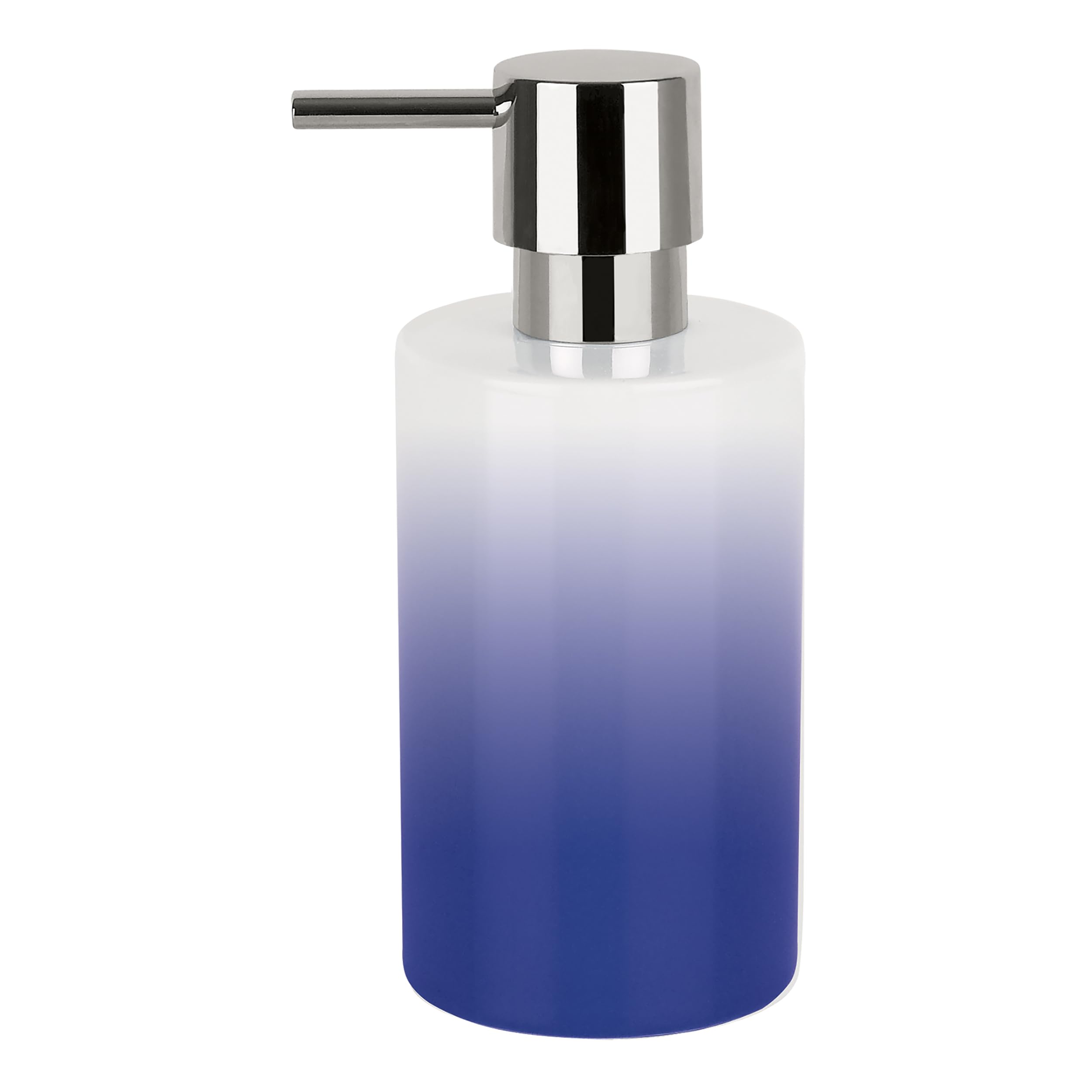 Spirella Porcelain Tube Gradient Soap Dispenser, Navy