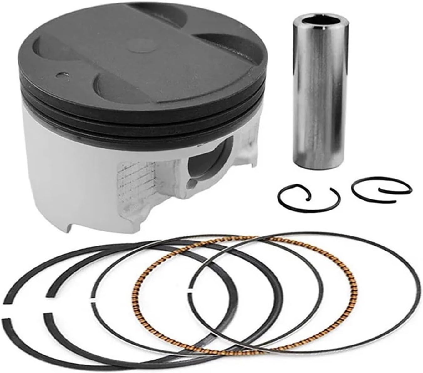Motorcycle Engine Parts Piston Rings Kit Bore STD Size 83mm ~ 84mm Compatible With Suzuki AN400 Burgman DL650 SV650 DR350 Skywave 400 DL 650(83mm)