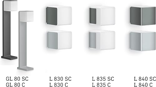 Steinel Outdoor Wall Light L 835 SC Anthracite, 160° Motion Sensor, Interconnectable, Adjustment by Bluetooth App - 9