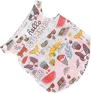 UKCOCO Baumwollkleidung für Hunde theke Outdoor hundekennel katzentoilette vorleger Doggy katzenjammer Welpe Kühlung Cool Haustierweste Sommer Haustierkleidung Haustierbaumwollweste Weiß product image