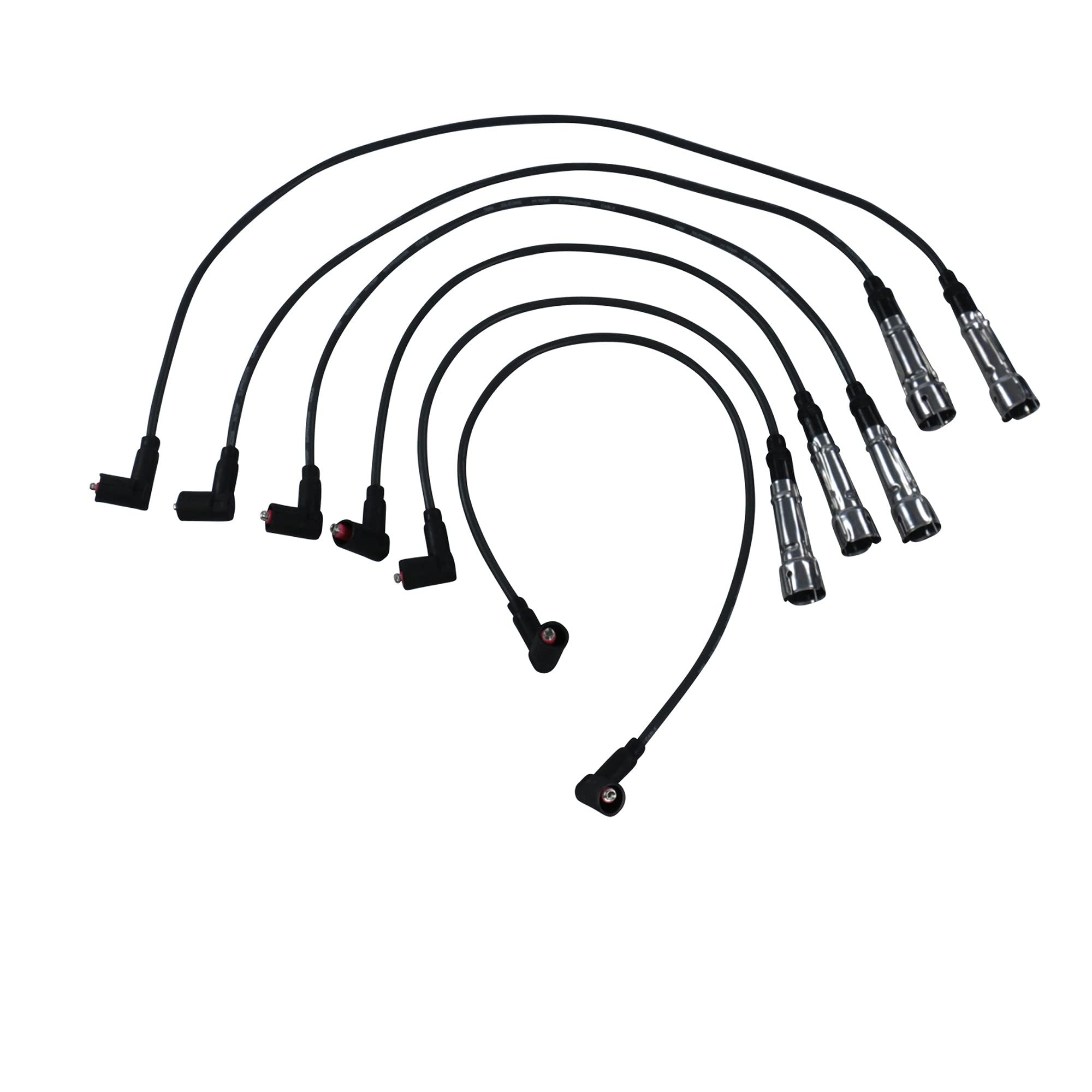 ATEC Germany Zündkabelsatz 6-teilig Kompatibel mit: AUDI 100 C3 Avant, 100 C3 Stufenheck, 100 C4 Avant, 100 C4 Stufenheck, 200 C3 Avant, 200 C3 Stufenheck, 80 B4 Avant, 80 B4 Stufenheck, 90 B2, 90 B3