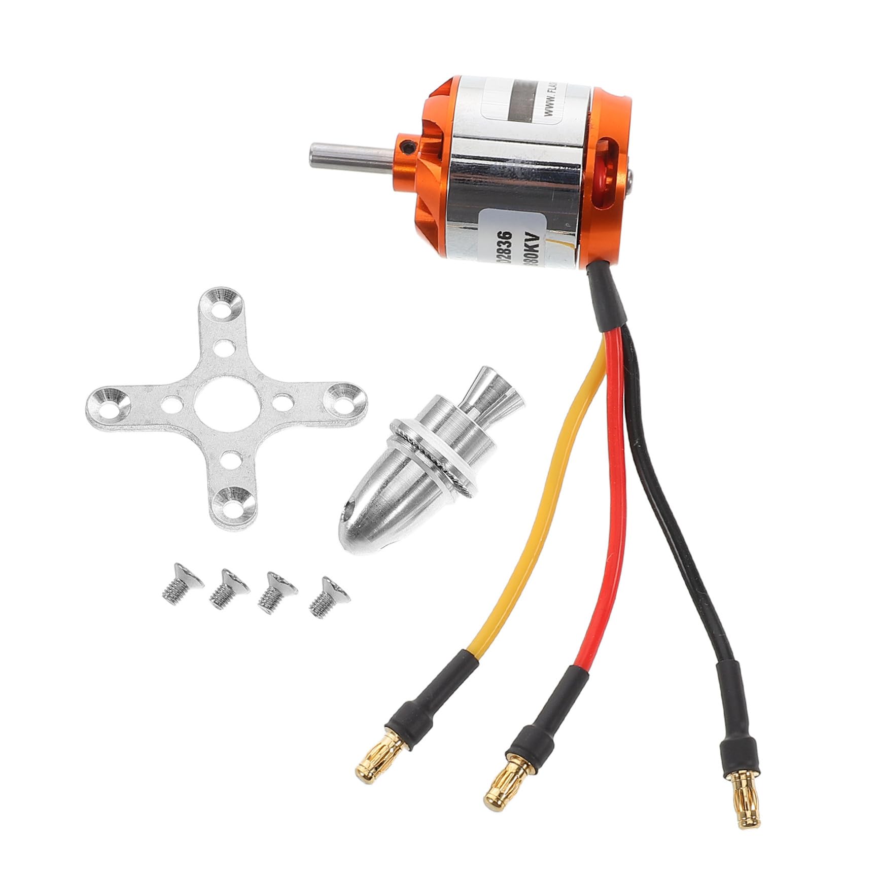 Abaodam 1 Juego De Motor Sin Escobillas para Avión Motor Sin Escobillas para Helicóptero De ala Fija Color Dorado