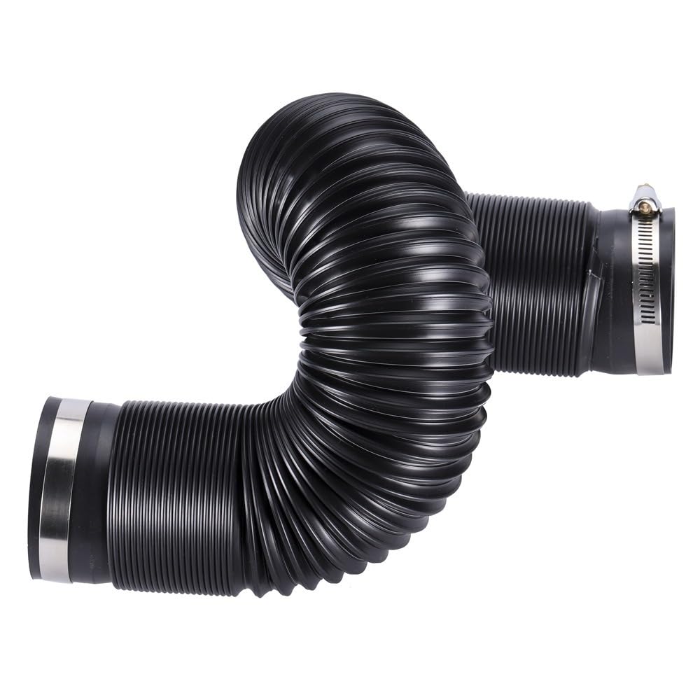 Filtro aria sportivo Sistema di aspirazione aria fredda in fibra carbonio Kit tubo induzione da 76 mm Filtro chiuso universale Aspirazione aria auto(76mm-3.0inch)