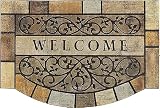 MTOUOCK Durable Welcome Door Mats, 24'x36' Heavy-Duty Large Outdoor Mat for Front Door with Non-Slip Rubber Backing for Outside Entry, Garage, Patio, High Traffic Area