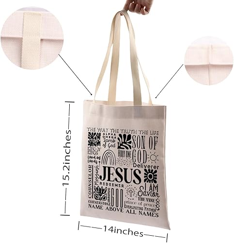Miniatura 2 de VAMSII Bolsas de mano de Jesús para mujer, regalos cristianos, versículo de la Biblia, bolsa de hombro, regalo religioso, bautismo, regalo de
