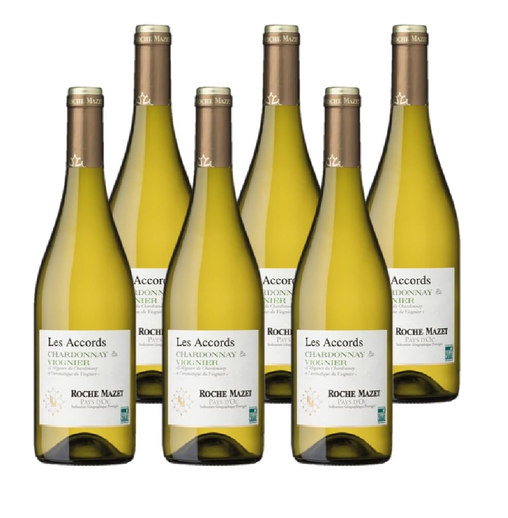 ROCHE MAZET - Les Accords - Chardonnay Viognier - IGP Pays d'Oc - Terra Vitis - 6 botellas x 75 cl