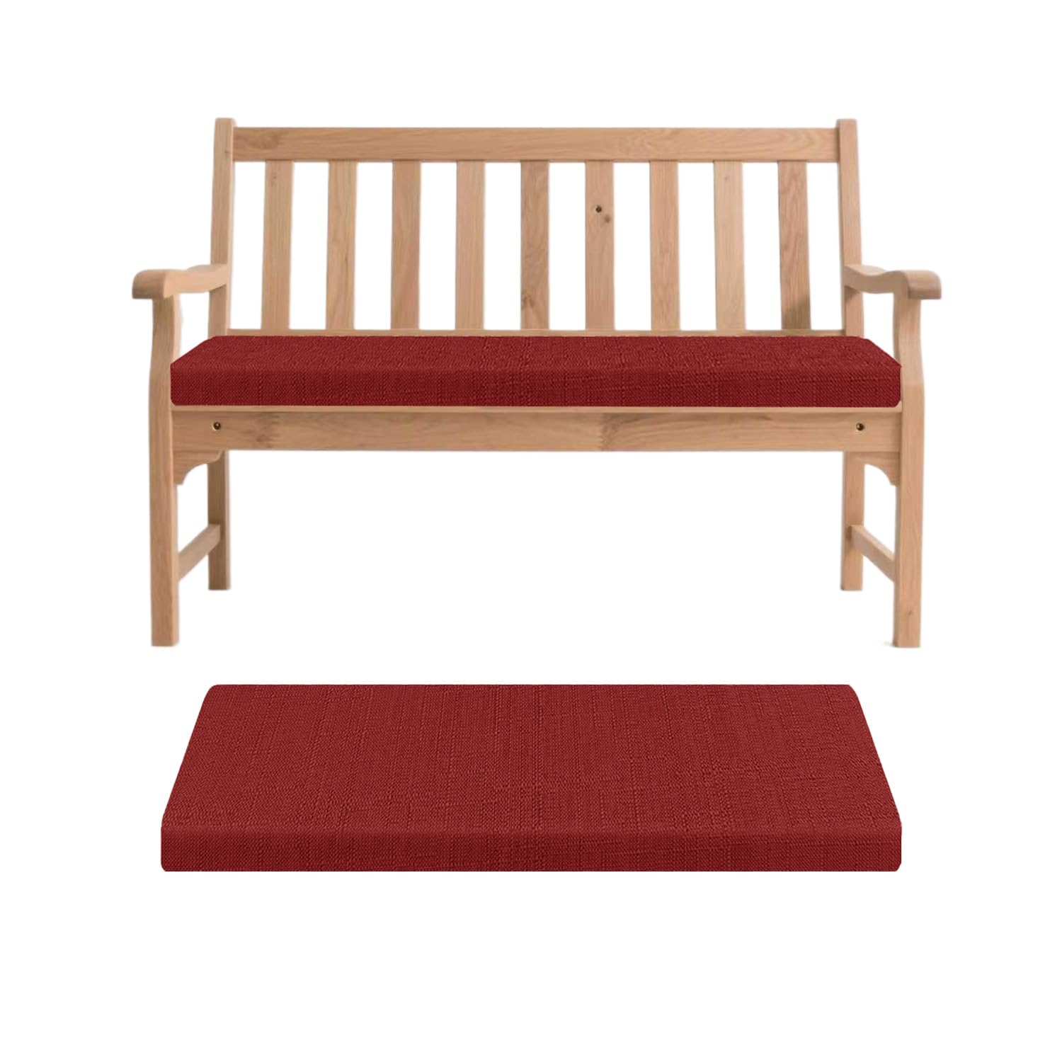 Holomaalahi outdoor swing cushion 130x35x5cm with Removable Cover for Sofa Bay Window Swing Seat Long Chair