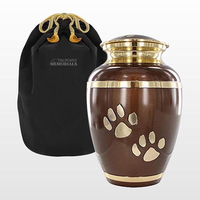 Trupoint Memorials Urnas para Mascotas para Perros y Gatos, urnas Grandes para Mascotas