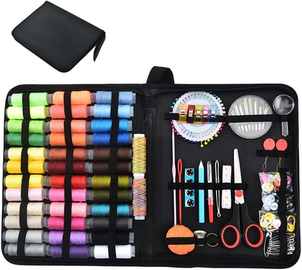 ASWRTYJO Large Needlework Set 152 Pieces Set Household Convenient Needlework Tools Sewing Set