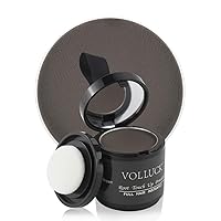Vista 43 de VOLLUCK Polvo de retoque de raíz, polvo instantáneo para la línea del cabello para áreas delgadas y cobertura de cabello gris, cobertura de raíz