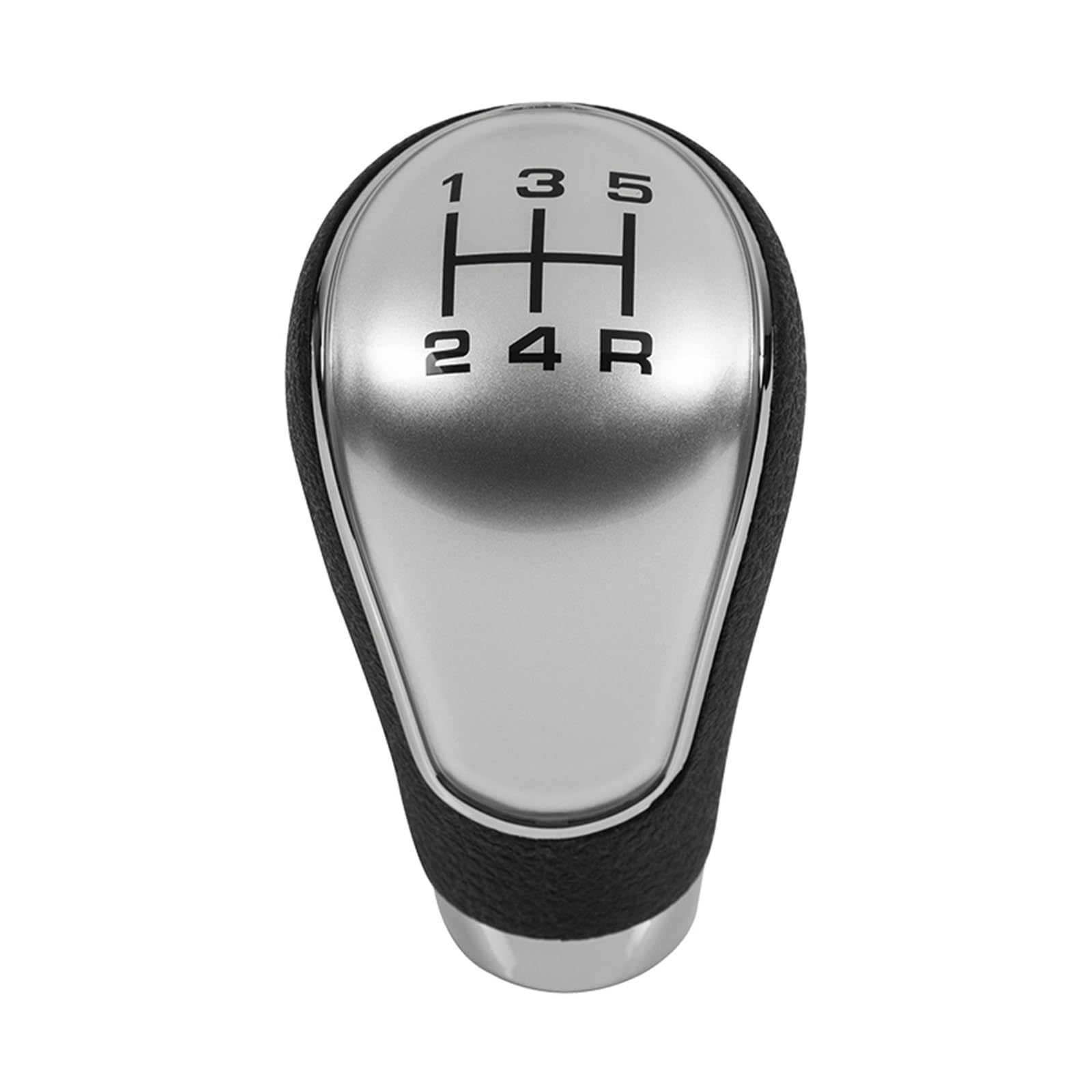 Zynther 5 Speed Silver Automatic Shift Knob Gear Shift Knob Lever Shifter Head Car Styling Accessories For Mazda 2/3/323/6/3 Bk 2004 2005 2006 2007 2008 2009 2010 2011 2012(5 Speed Silver)