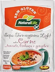 Kit com 12 Sopas Termogênica Light Sabor Carne Sem Glúten Natural Life…