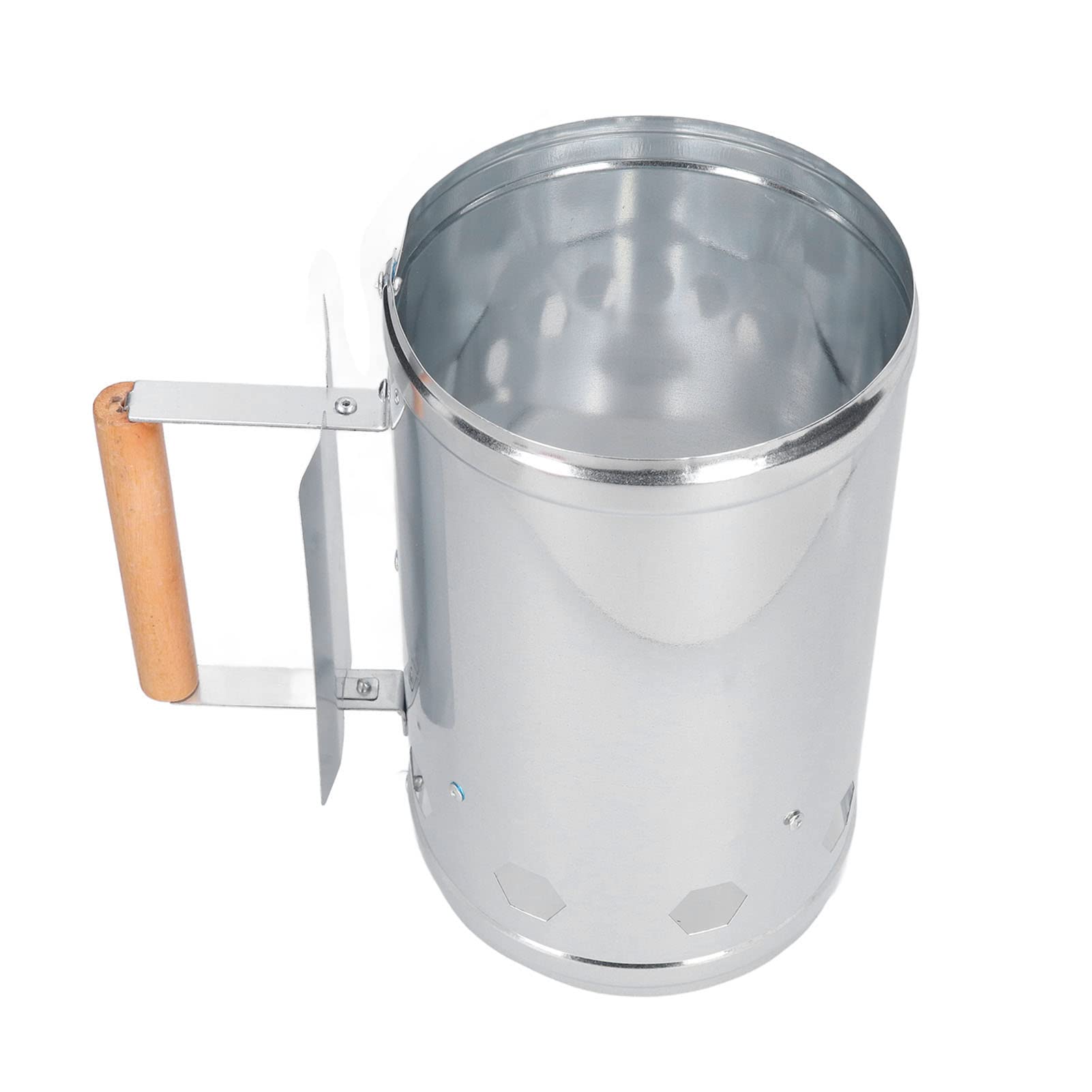 Charcoal Starter, Professional Design Heavy Steel Plating Air Inlet Fine Craftsmanship Charcoal Chimney Starter for Outdoor Camping for Outdoor Kitchen