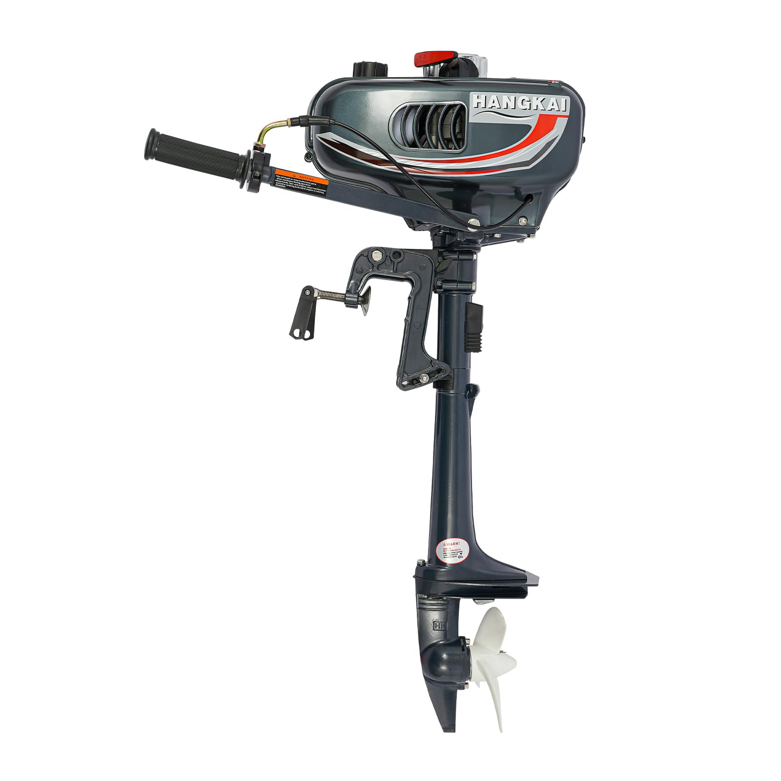 Motor eléctrico para barco 2500W 4000–5000 rpm Motor fuera de borda eléctrico de 3,5 CV con sistema de encendido CDI y función de inclinación/elevación, motor eléctrico fuera de borda motor de barco