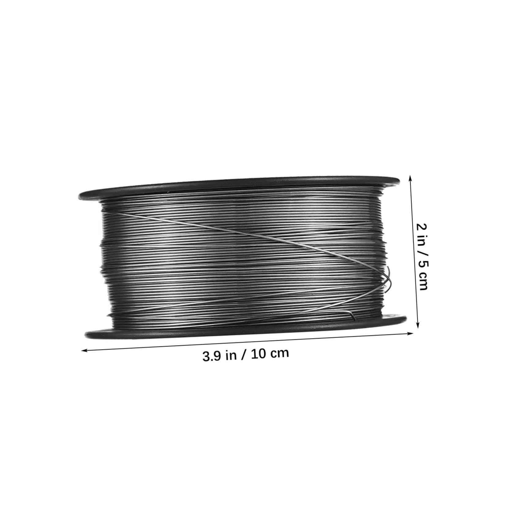 Filo per Saldatura Flux Cored 0, 8mm, 3 Pezzi 1kg in Acciaio Nero