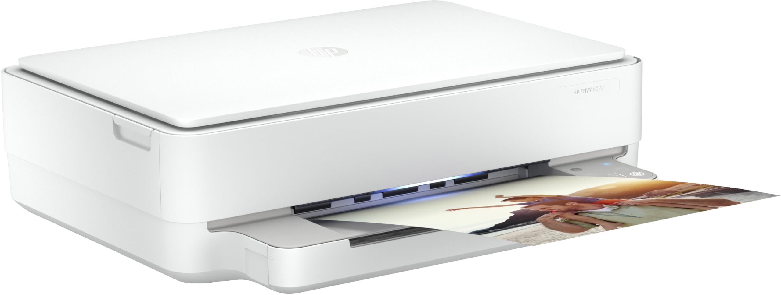 Impresora multifunción - HP Envy 6022, WiFi, 1200 x 1200 ppp, Imprime, copia y escanea, Blanco