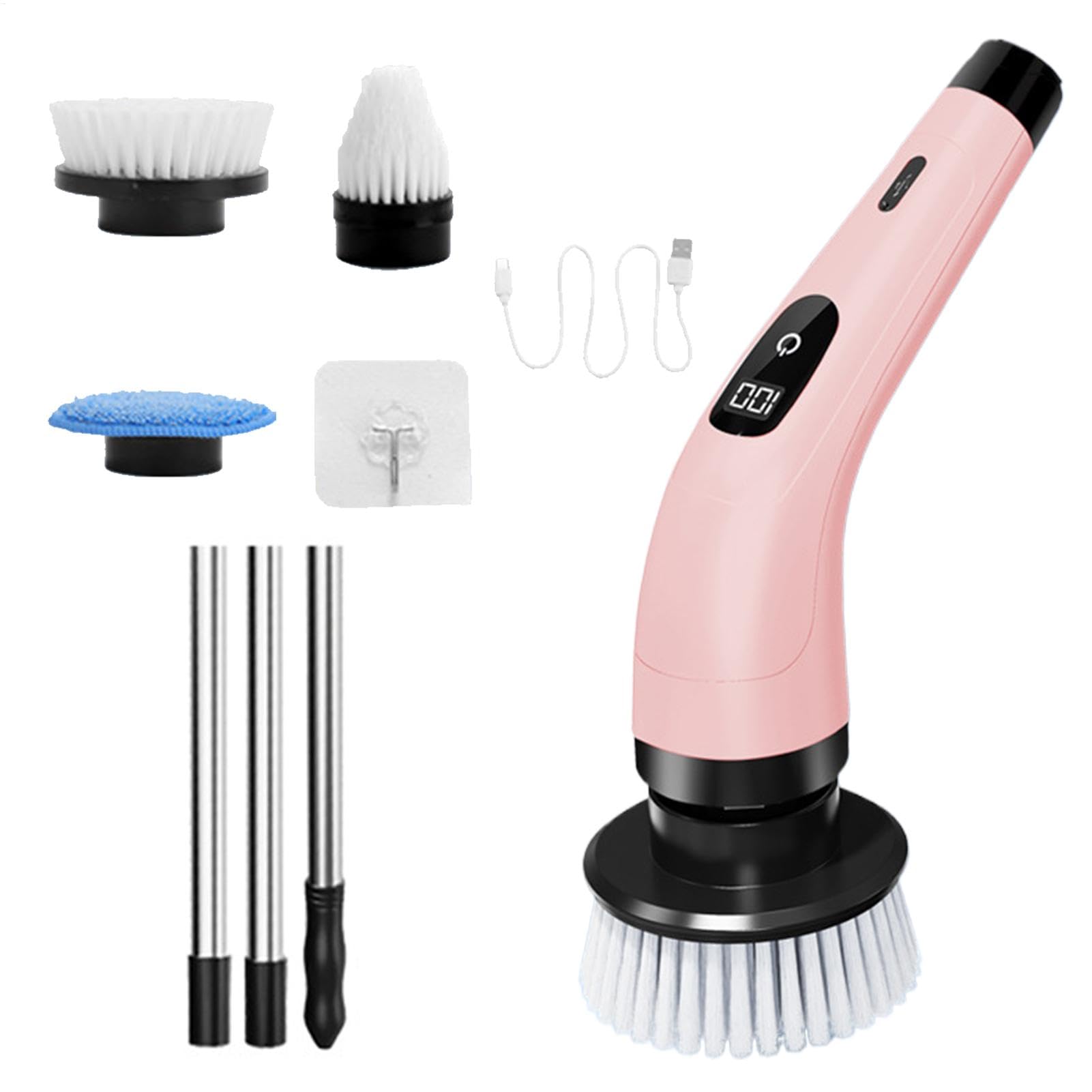 Spazzola Elettrica Rotante Spazzola Doccia con Display LED