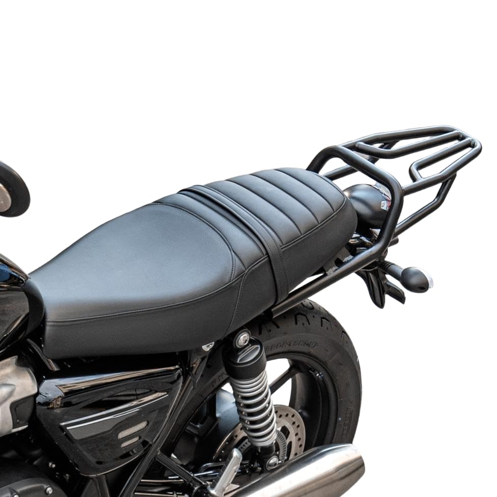 Soporte de carga trasero para moto Triumph Street Twin 900 ideal para rutas y viajes largos