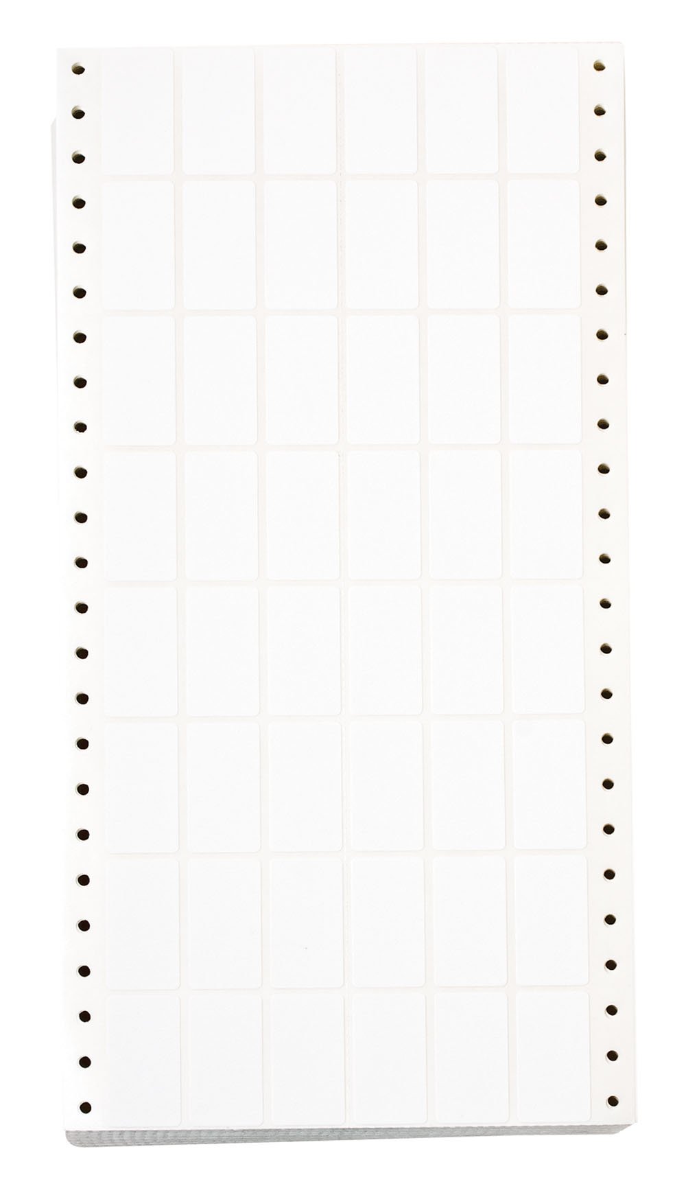 Brady DAT-5-502-10 0.8" Width x 1.437" Height, B-502 Repositionable Vinyl Cloth, Matte Finish White Datab Dot Matrix Printable Label (Pack of 10000)