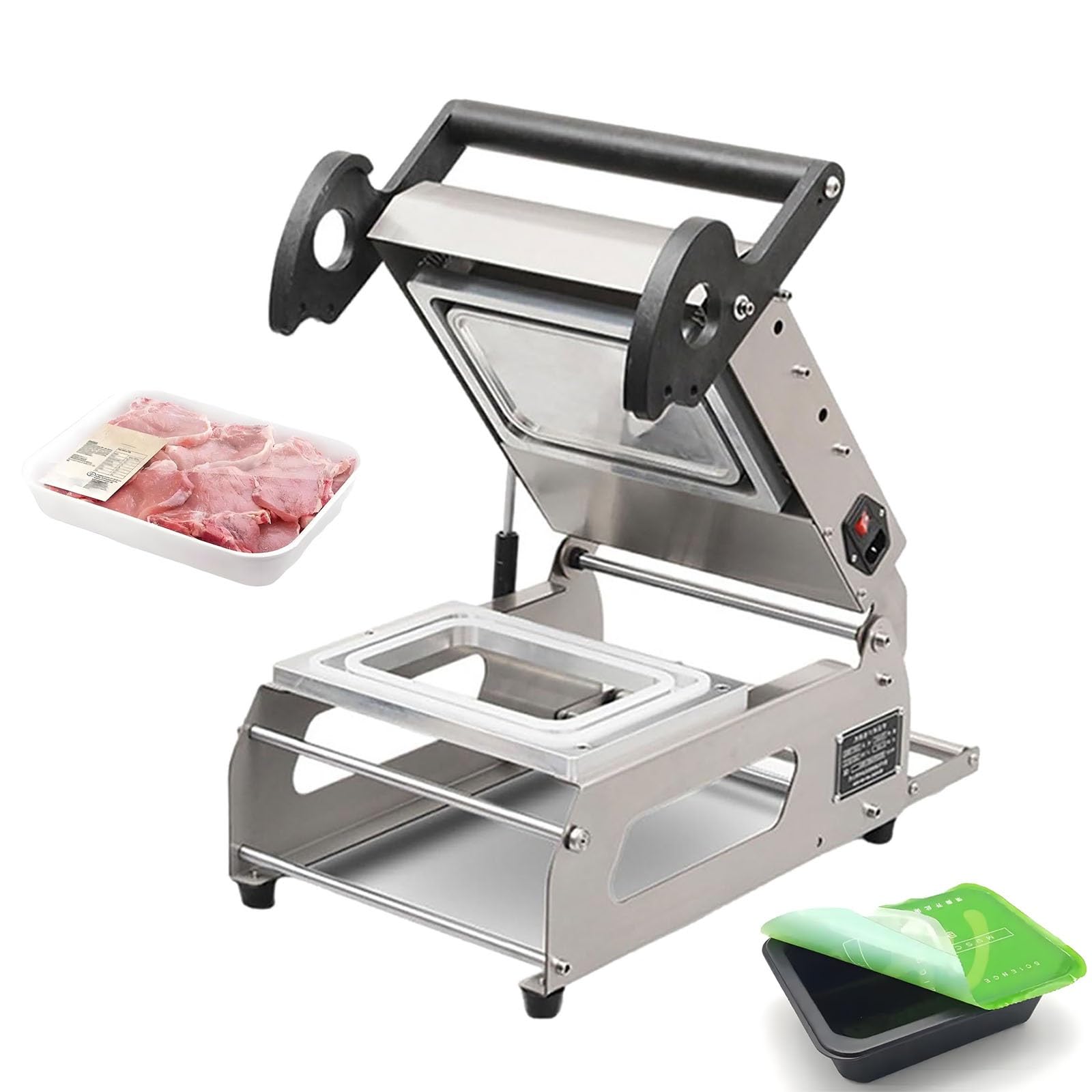 asdchZen Commercial Heat Sealing Machine For Food Packaging, Ideal For Delicatessens And Takeaways