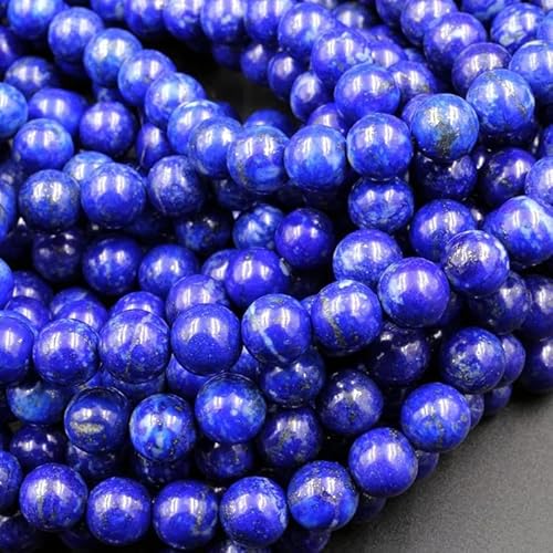 Zenkeeper 108 Pcs Lapis Lazuli Beads For Jewelry Making 8 Mm Lapis Lazuli Gemstones Loose Stone Beads
