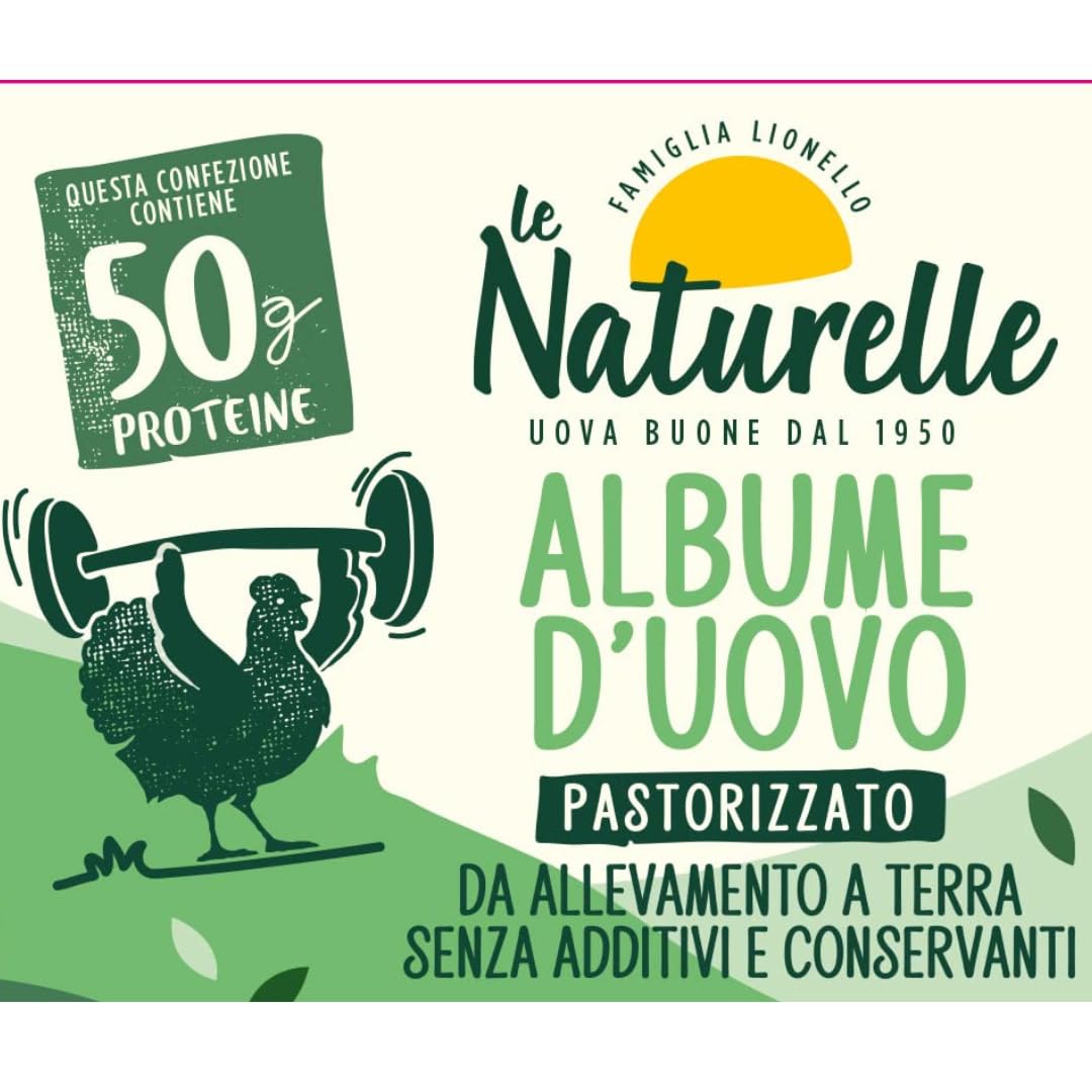 Le Naturelle Clara de Huevo 500 g (485 ml) 51 g Proteína