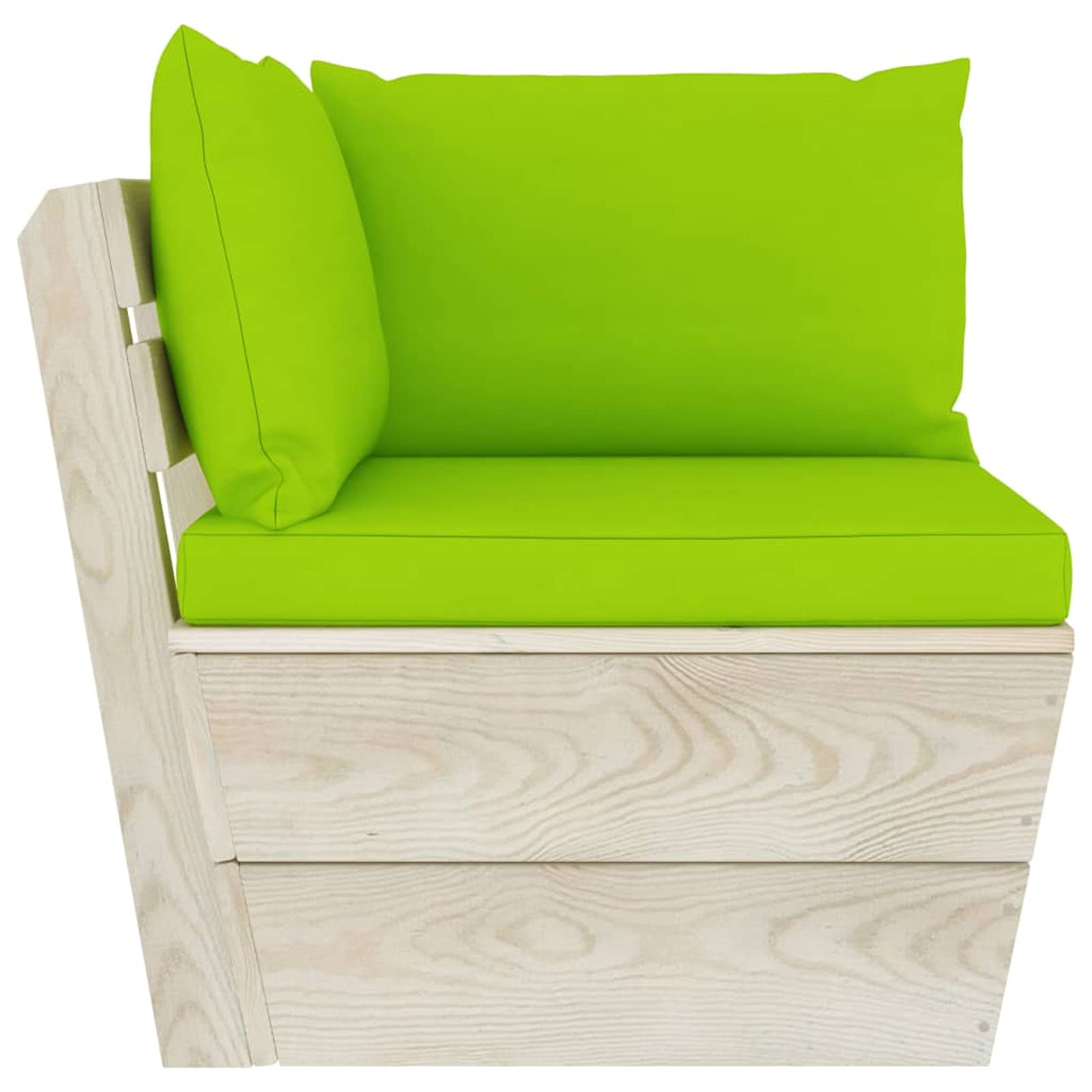 Sofá de palets de jardín 2 plazas con Cojines Sofa Jardin Muebles terraza Muebles Jardin Sofa Jardin Exterior Madera de Abeto - 3063395