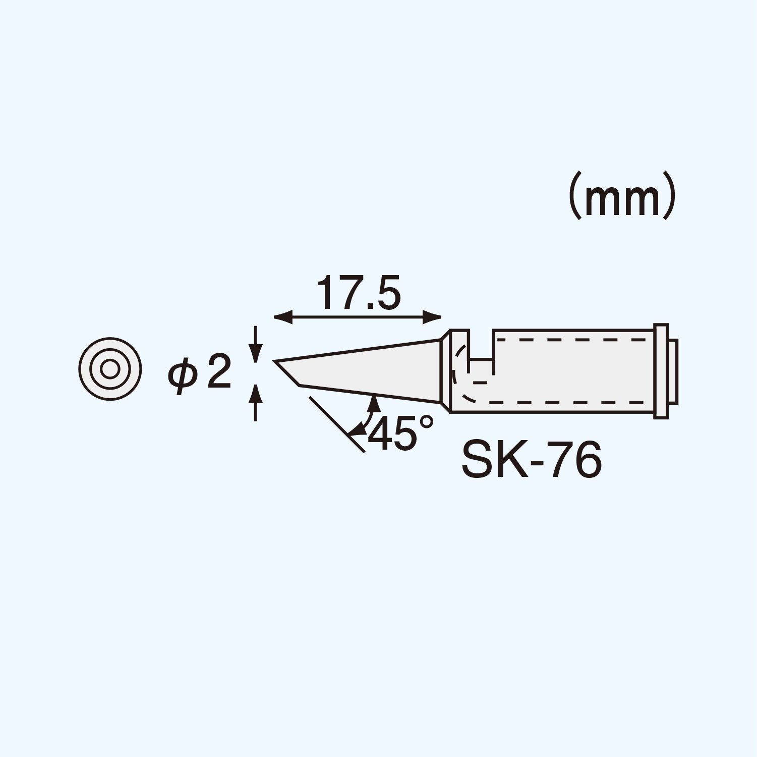 Amazon.co.jp: エンジニア SK-70シリーズ用半田コテチップ SK-76 : DIY