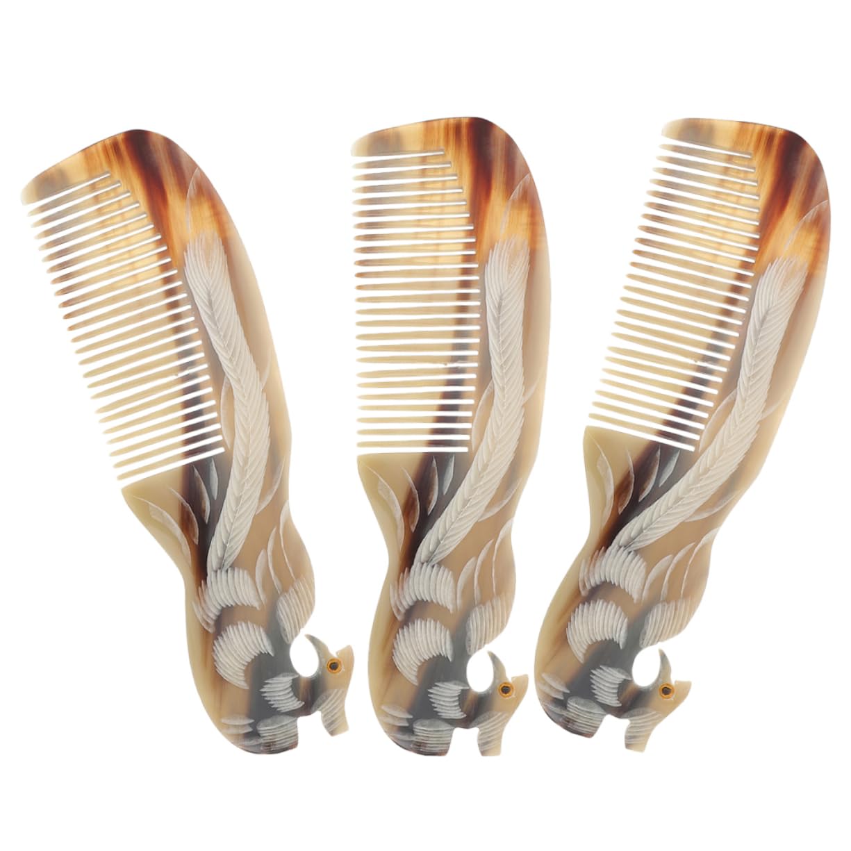 FOMIYES Juego De 3 Peines Voluminizadores Para Levantar Las Raíces Del Cabello De Anchos Para Mujeres Y Hombres Peines Portátiles Para El Cuero Cabelludo 3 Unidades