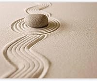 Vista 19 de artgeist Mural de pared prémium Orquídeas blancas Zen 138 x 106 pulgadas, papel tapiz no tejido, decoración de pared de vellón, impresión #04