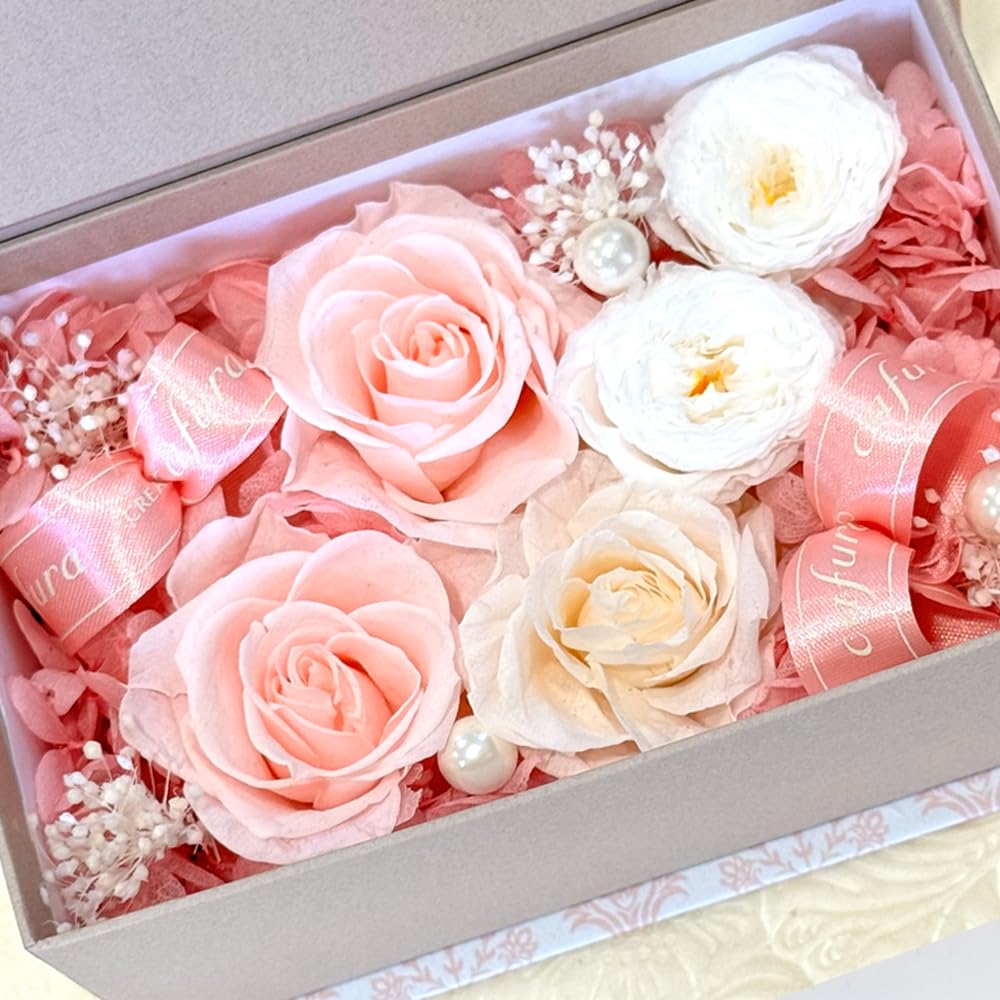 プリザーブドフラワー フォトブック プリザーブドフラワー加工 spun / photo box