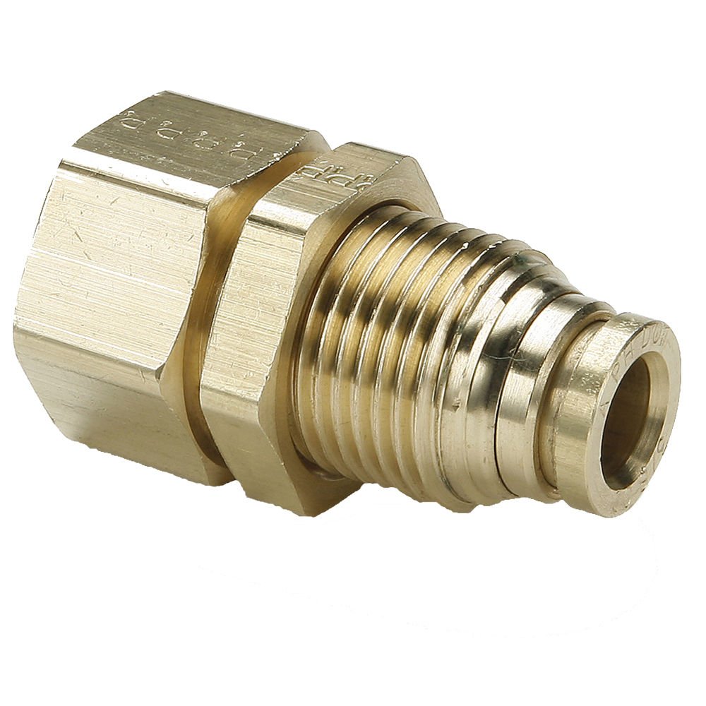 Parker 66PMTBH66 PushtoConnect D.O.T. Fitting, Tube to Female Pipe