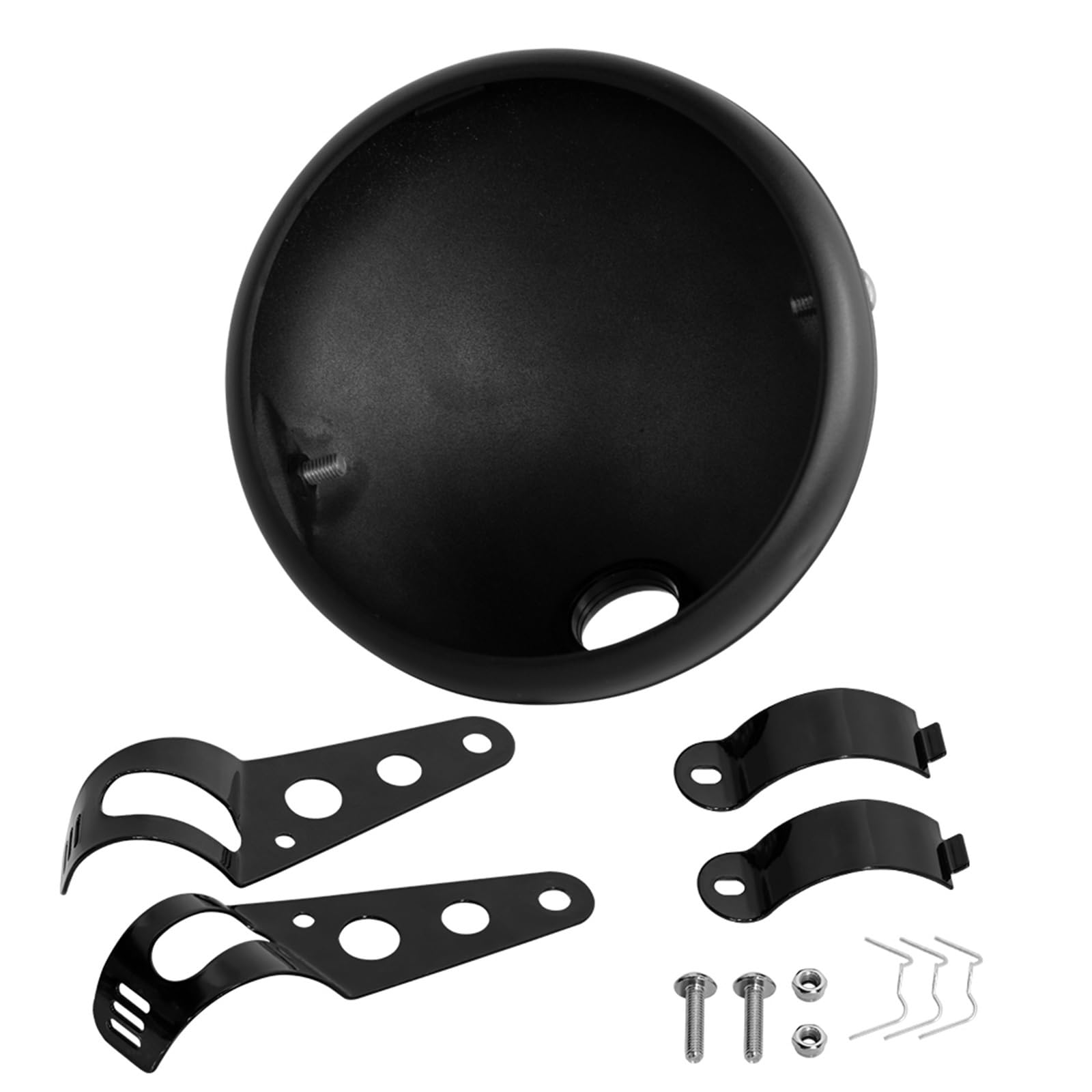 Boîtier de phare LED moto 7 pouces avec couvercle robuste et support de fixation de précision - 8