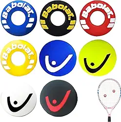 8 amortecedores de raquete de tênis para redução de ruído, expressões divertidas para acessórios esportivos