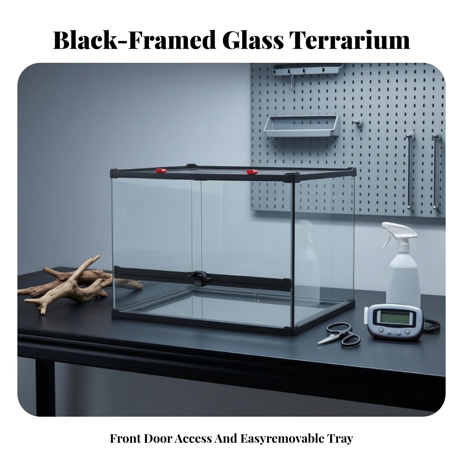 Terrarium pour Reptiles Pratique, 50 35 40.5cm
