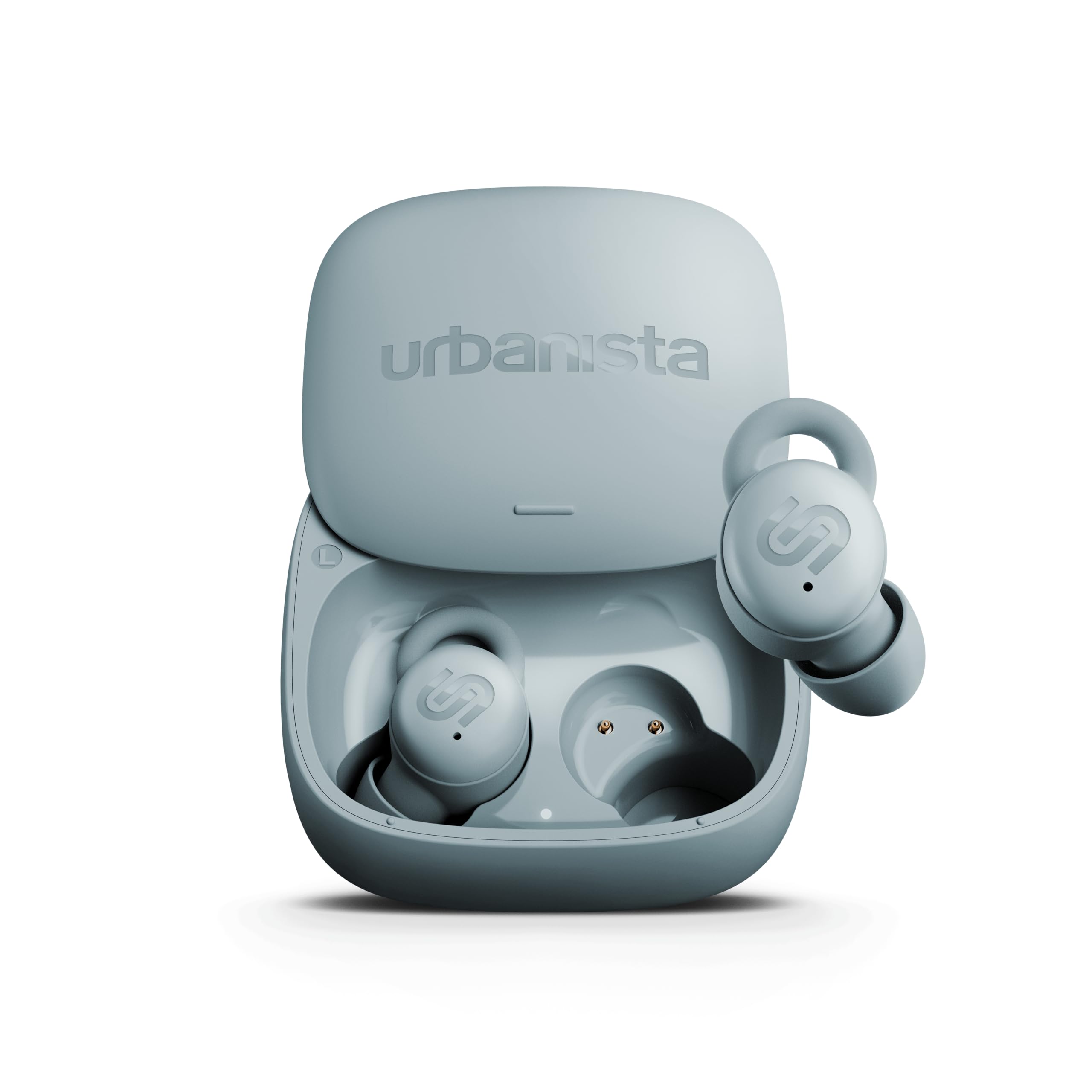 Urbanista Mini auriculares para dormir Sleep Earbuds, auriculares con bloqueo de ruido, dormir de lado, reproducción de 27 horas, temporizador de sueño ajustable, diseño plano cómodo, puerto Bluetooth