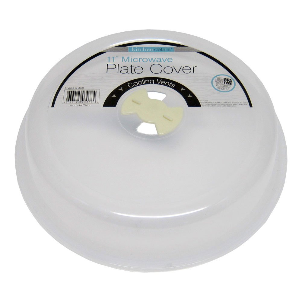 Kitchen Details Microwave Plate Cover with Cooling Vent