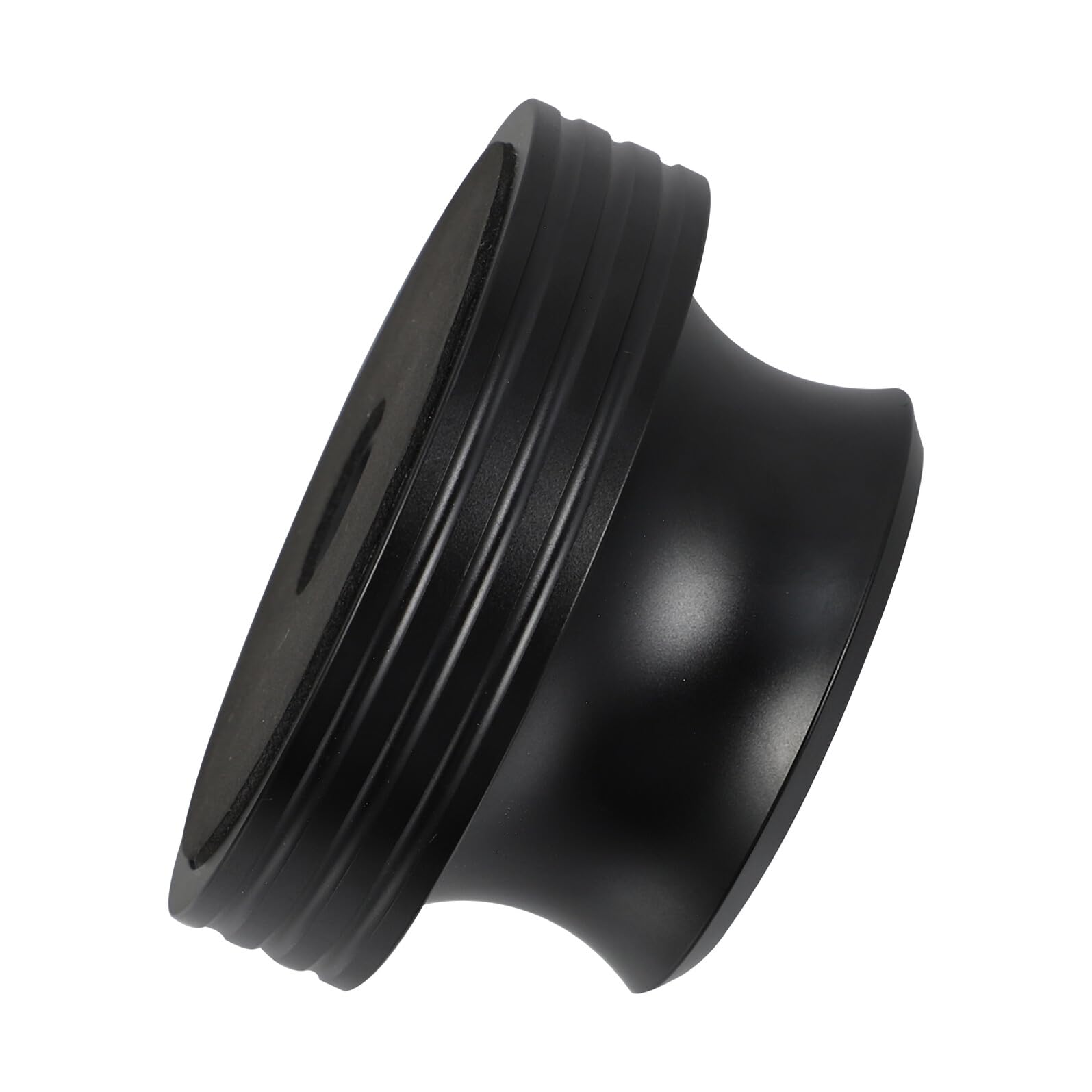 Toddmomy Estabilizador de Peso de Aluminio para Discos de Vinilo Reducción de Vibraciones Mejora Sonido Tocadiscos Accesorio Duradero Negro