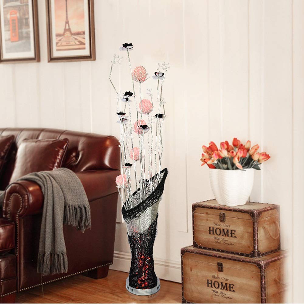 Amazon.co.jp : モダンなLEDスタンドランプラージ-ベースアルミメタル