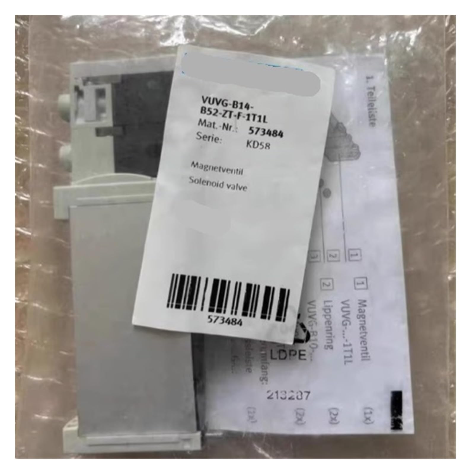 Distributeur pneumatique électrovanne VUVGB14B52ZTF1T1L 573484 24V
