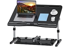 Tablet Table: Adjustable Laptop Bed Tray Desk