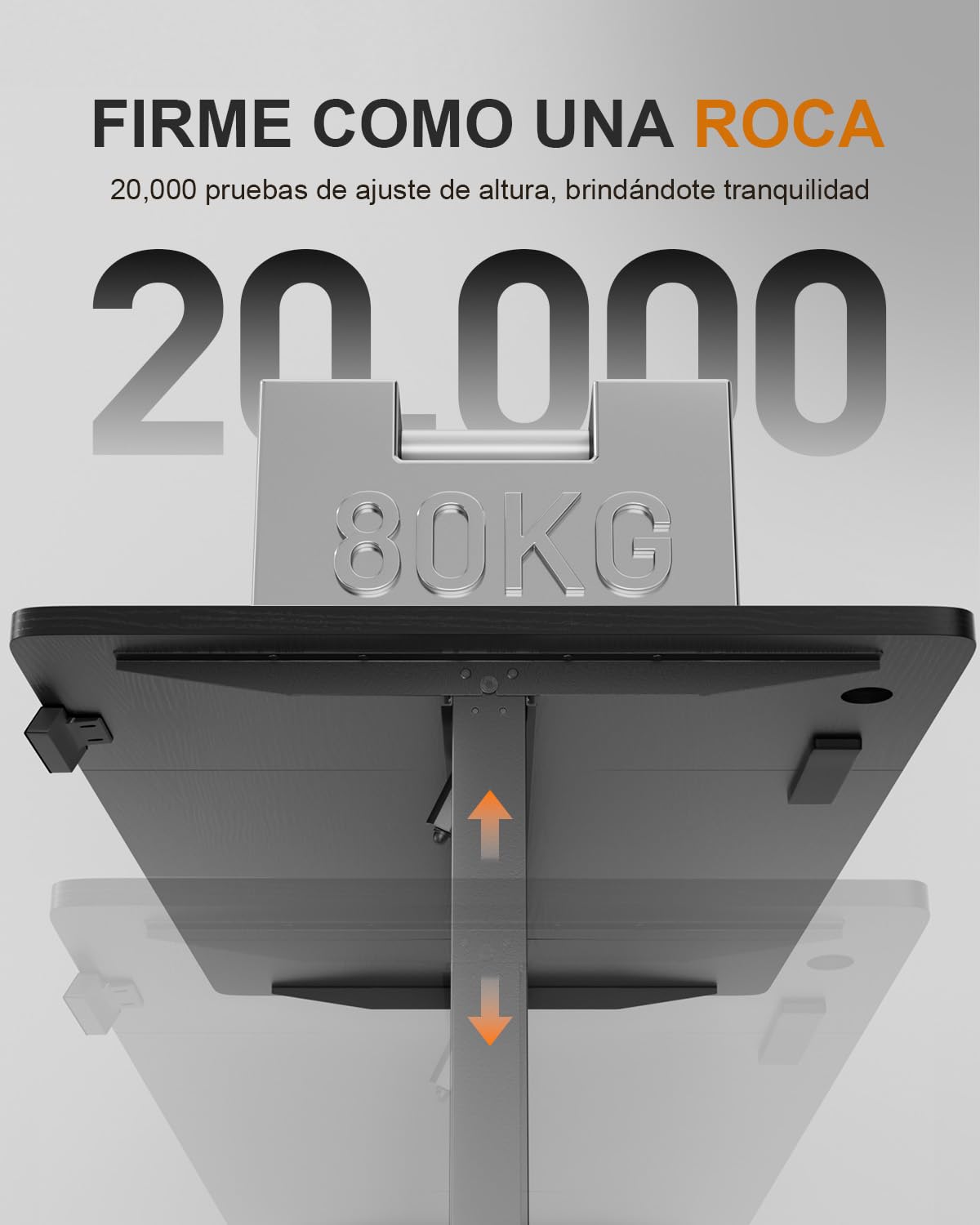 HLFURNIEU Escritorio Elevable Electrico 120 x 60 cm, Mesa Escritorio Elevable con Enchufes & Puertos USB, Mesa Regulable en Altura con 3 Control de Memoria, Standing Desk Negro